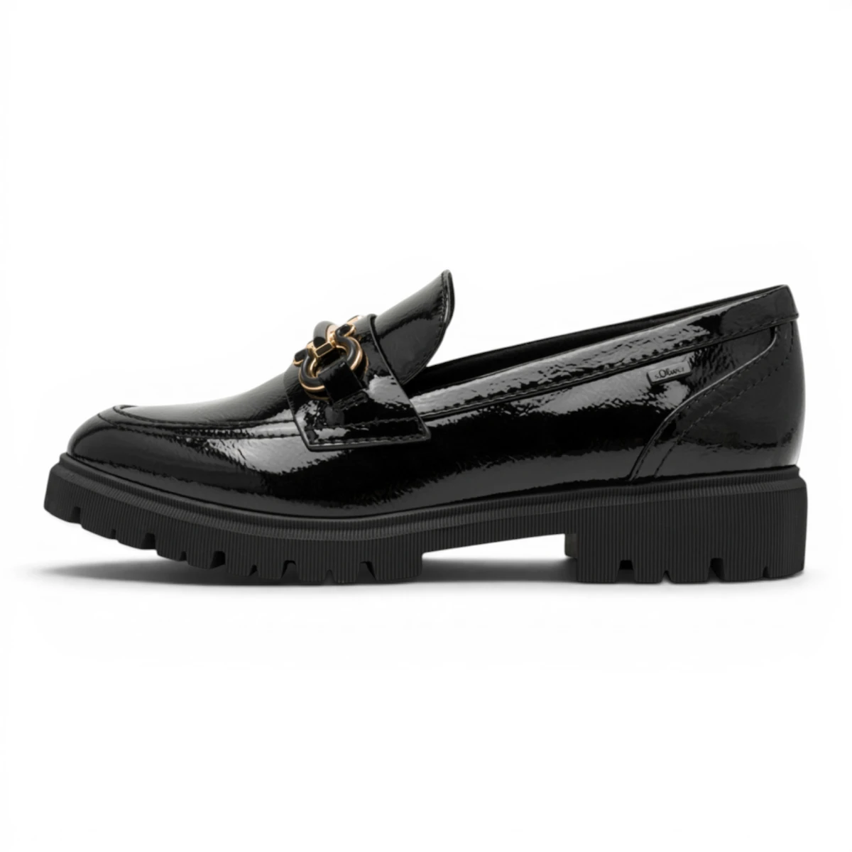 24729-45-018 s.Oliver ženska mokasina BLACK PATENT