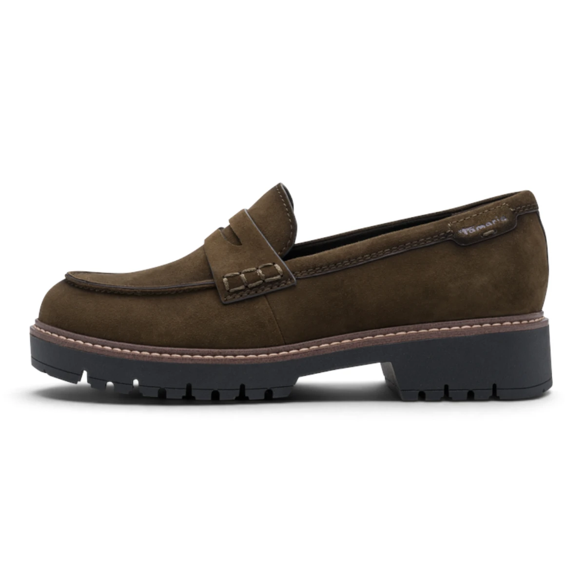 24752-47-722 Tamaris ženska mokasina OLIVE