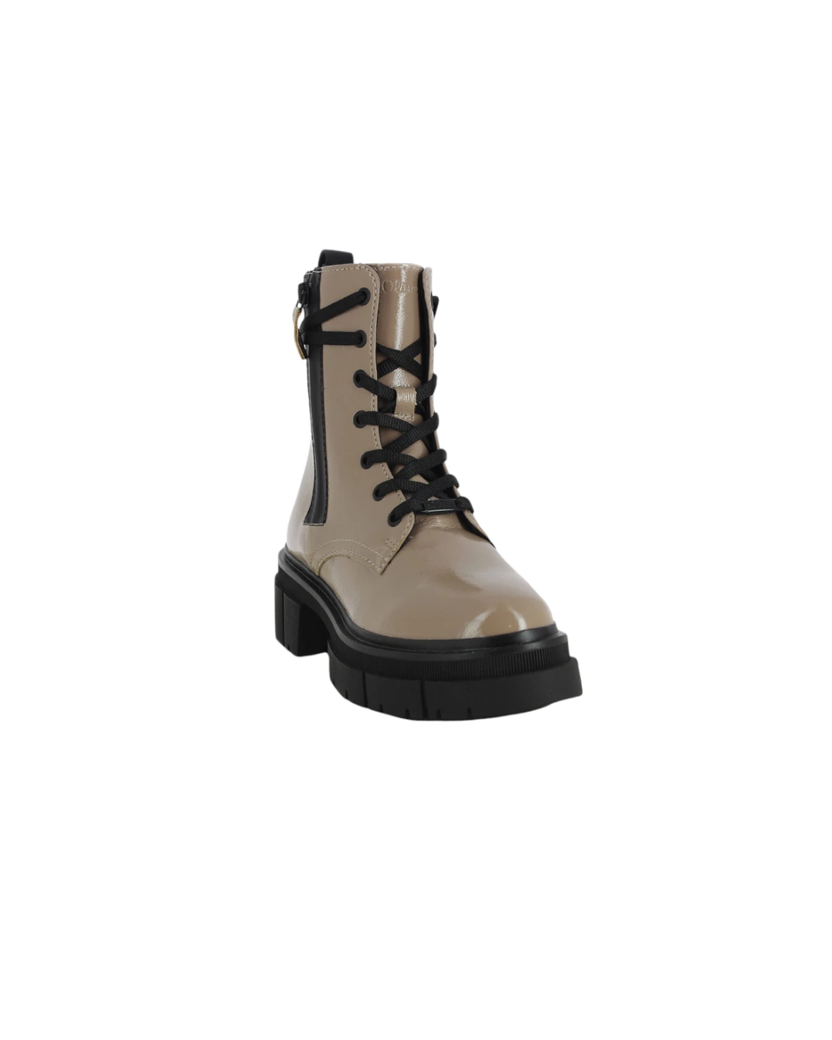 25208-29-344 s.Oliver lace boot Flat TAUPE PATENT