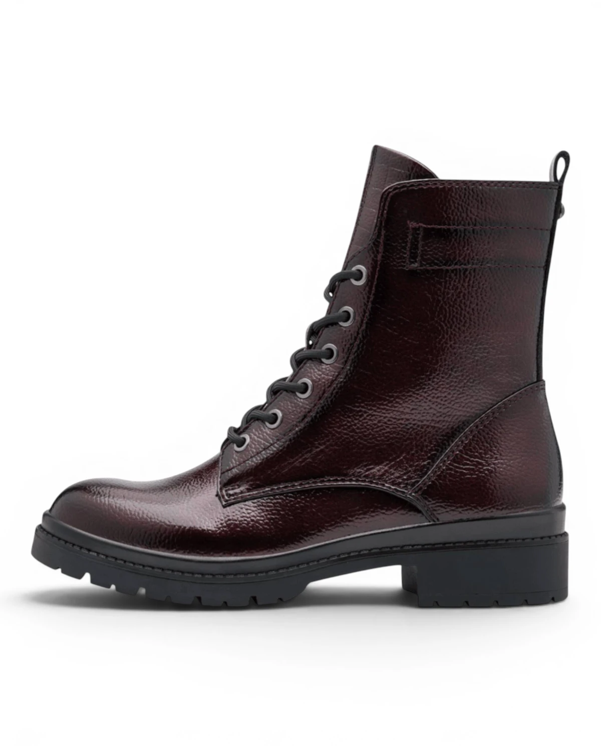 25236-43-568 Tamaris ženska gležnjača MERLOT PATENT