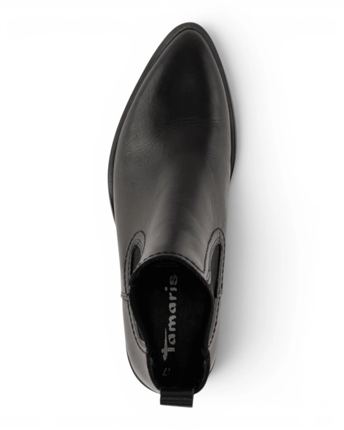 25322-45-003 Tamaris ženska gležnjača BLACK LEATHER