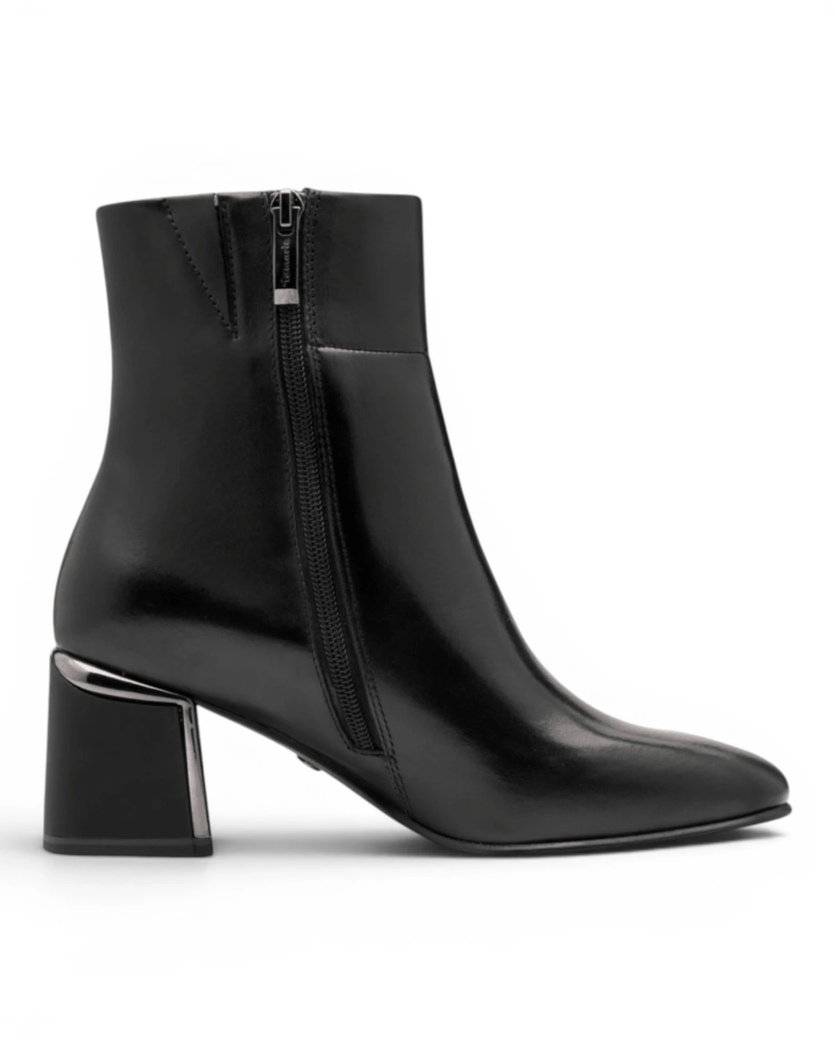 25341-45-003 Tamaris ženska gležnjača BLACK LEATHER