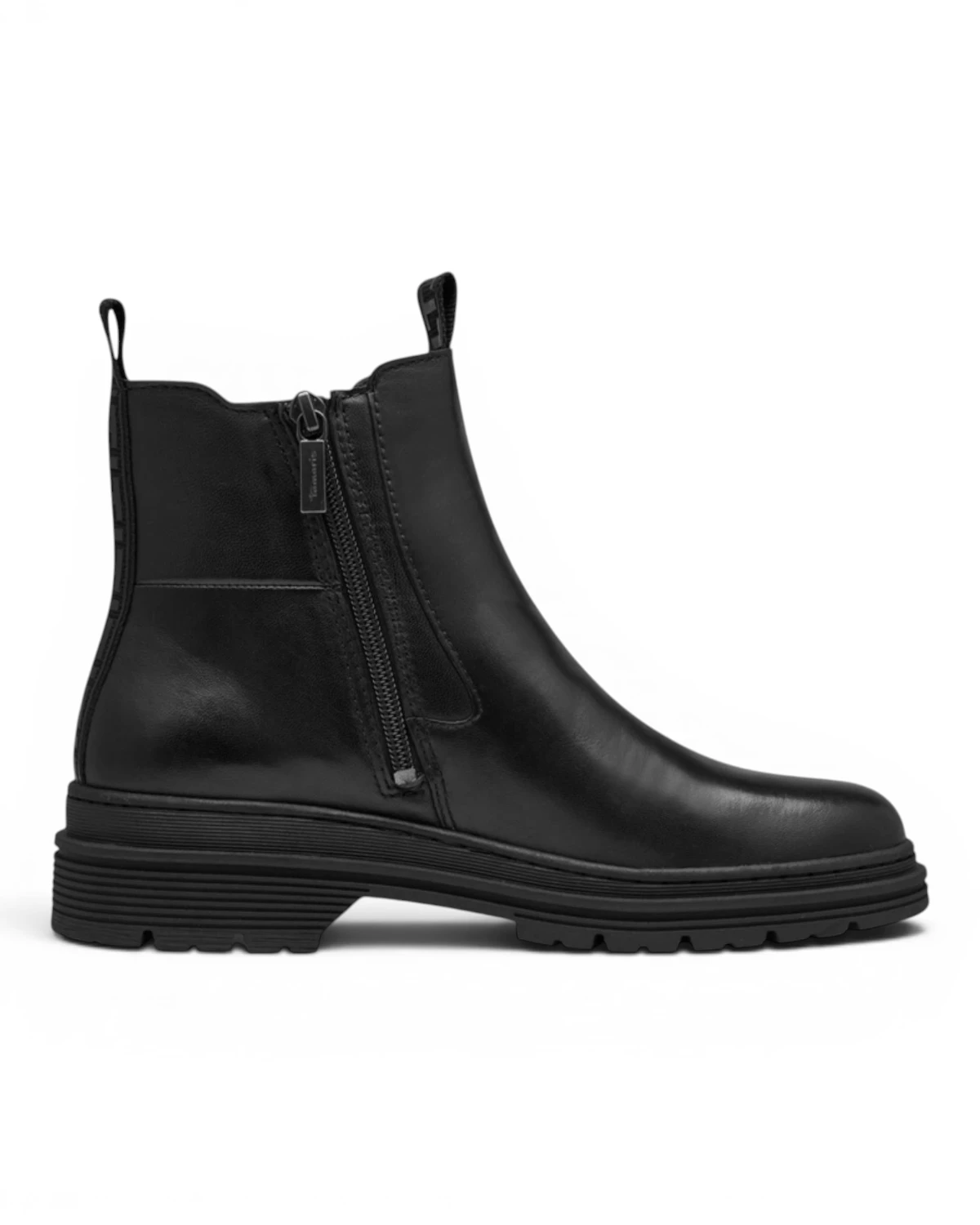 25436-41-003 Tamaris ženska gležnjača BLACK LEATHER