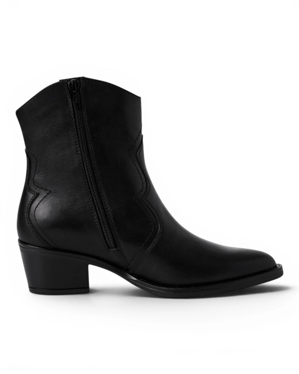 25702-41-003 Tamaris ženska gležnjača BLACK LEATHER