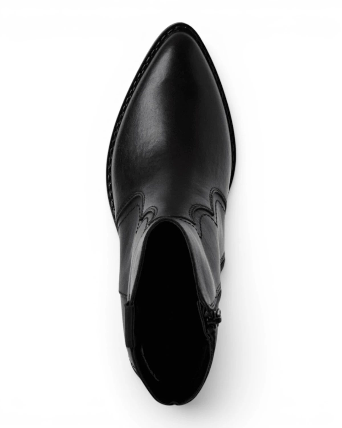 25702-41-003 Tamaris ženska gležnjača BLACK LEATHER