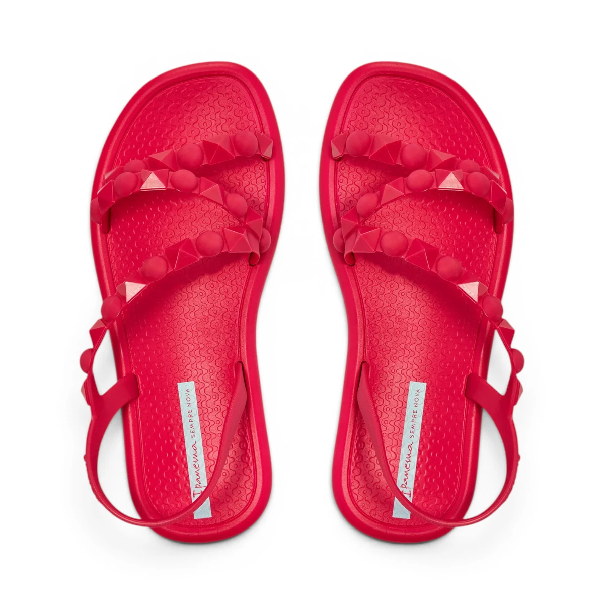 27148-AV839  IPANEMA MEU SOL FLATFORM AD DARK PINK/GREEN