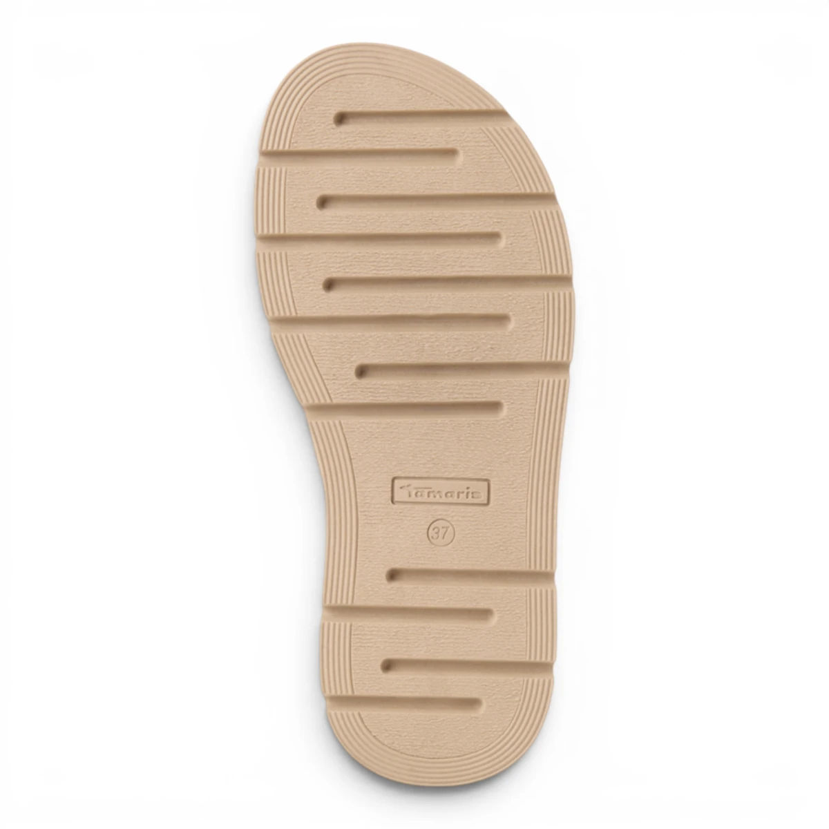 27239-42-353 Tamaris ženska natikača TAUPE NUBUC