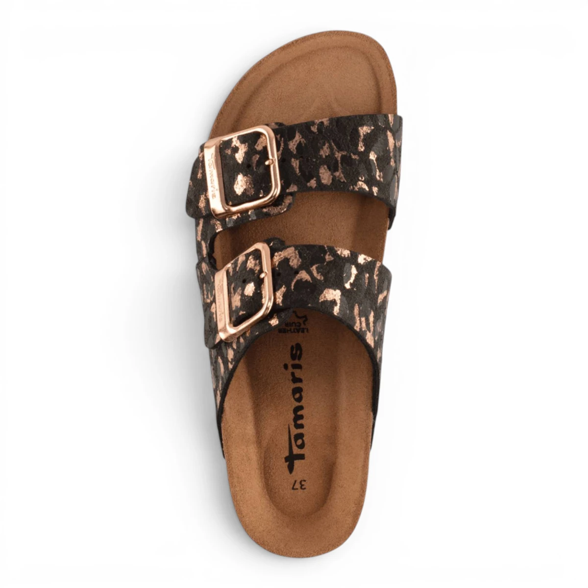 27523-46-090 Tamaris ženske natikače BLACK/LEOPARD