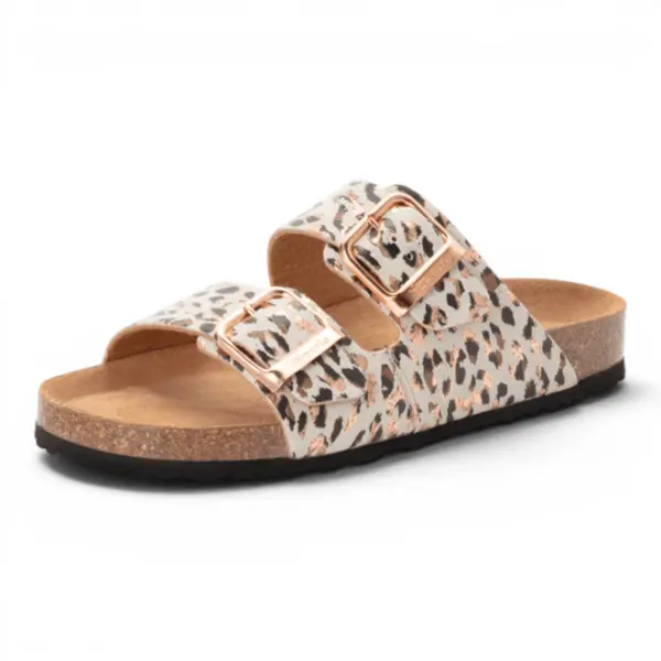 Ženske natikače Tamaris BEIGE/LEOPARD – Opuštena ljetna elegancija s daškom odva