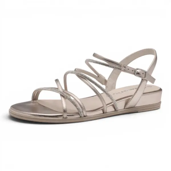 Tamaris Zlatne Sandale – Light Gold Elegancija