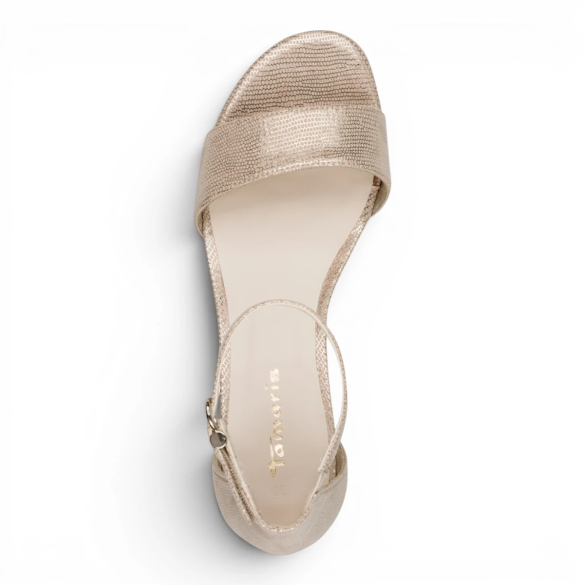 28201-42-968 Tamaris ženska sandala LT GOLD STRUCT