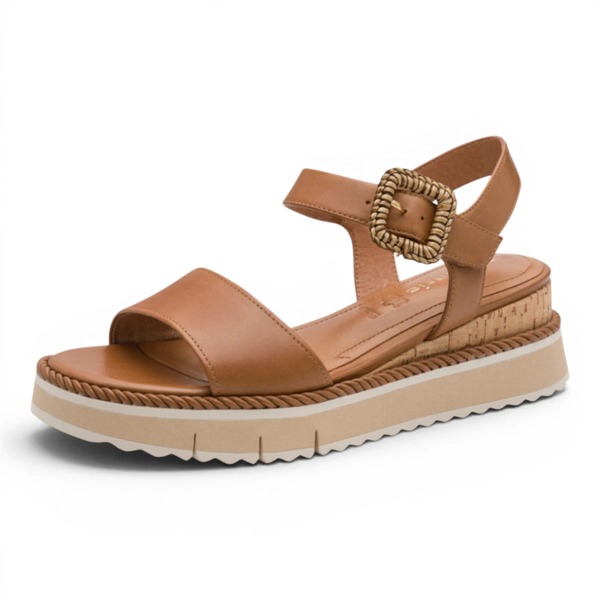 28247-46-305 Tamaris ženska sandala COGNAC