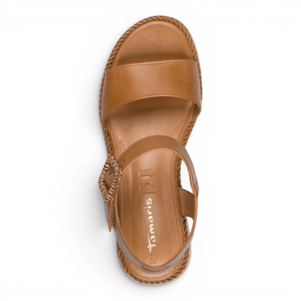 28247-46-305 Tamaris ženska sandala COGNAC