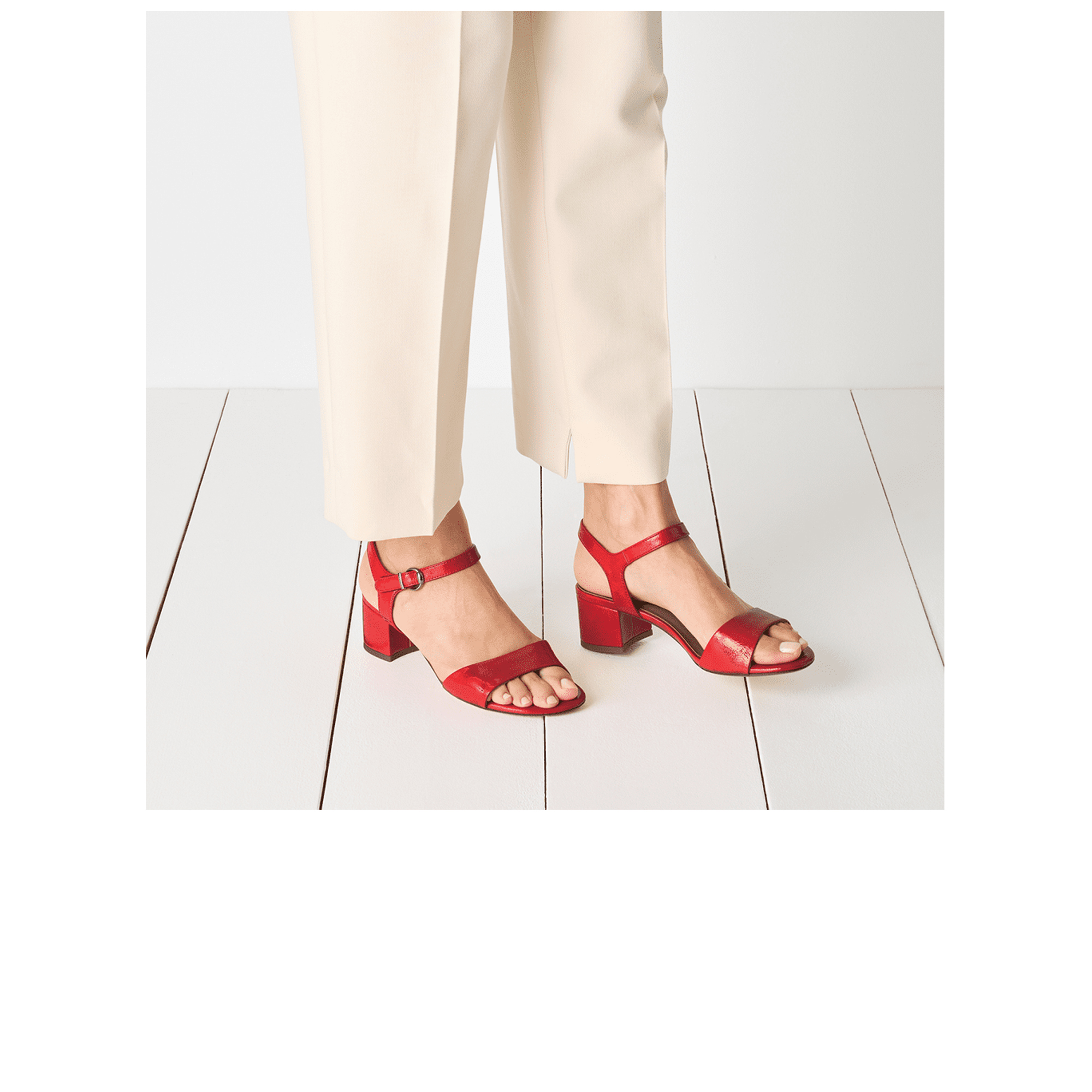 28249-42-524  Tamaris ženska sandala RED PATENT