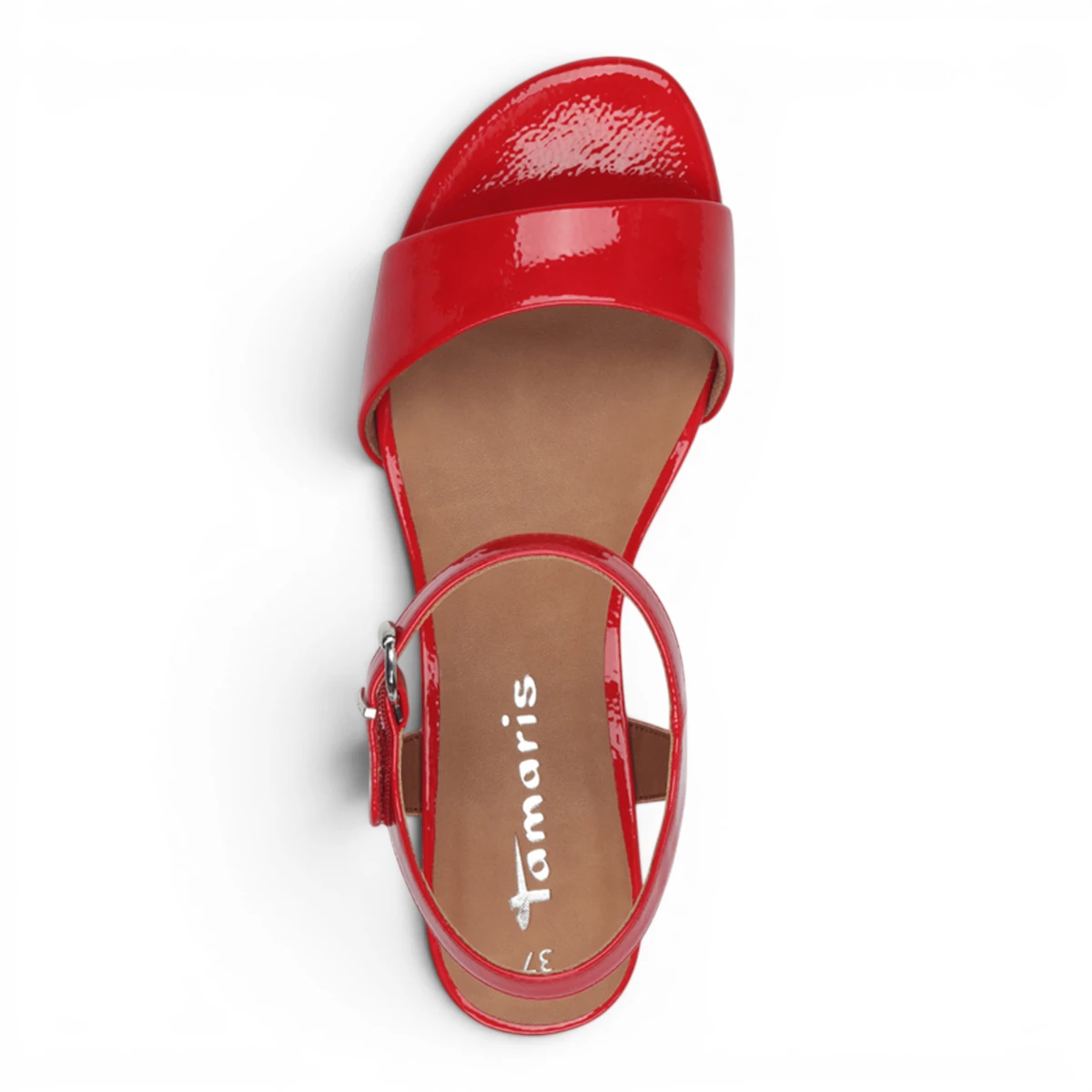 28249-42-524  Tamaris ženska sandala RED PATENT