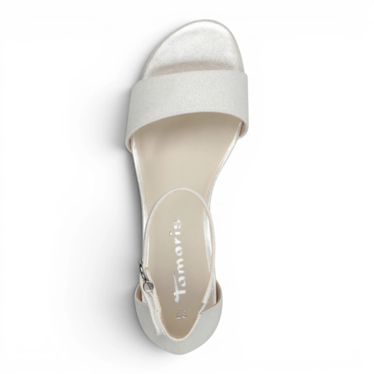 28295-42-172 Tamaris ženska sandala WHITE GLAM