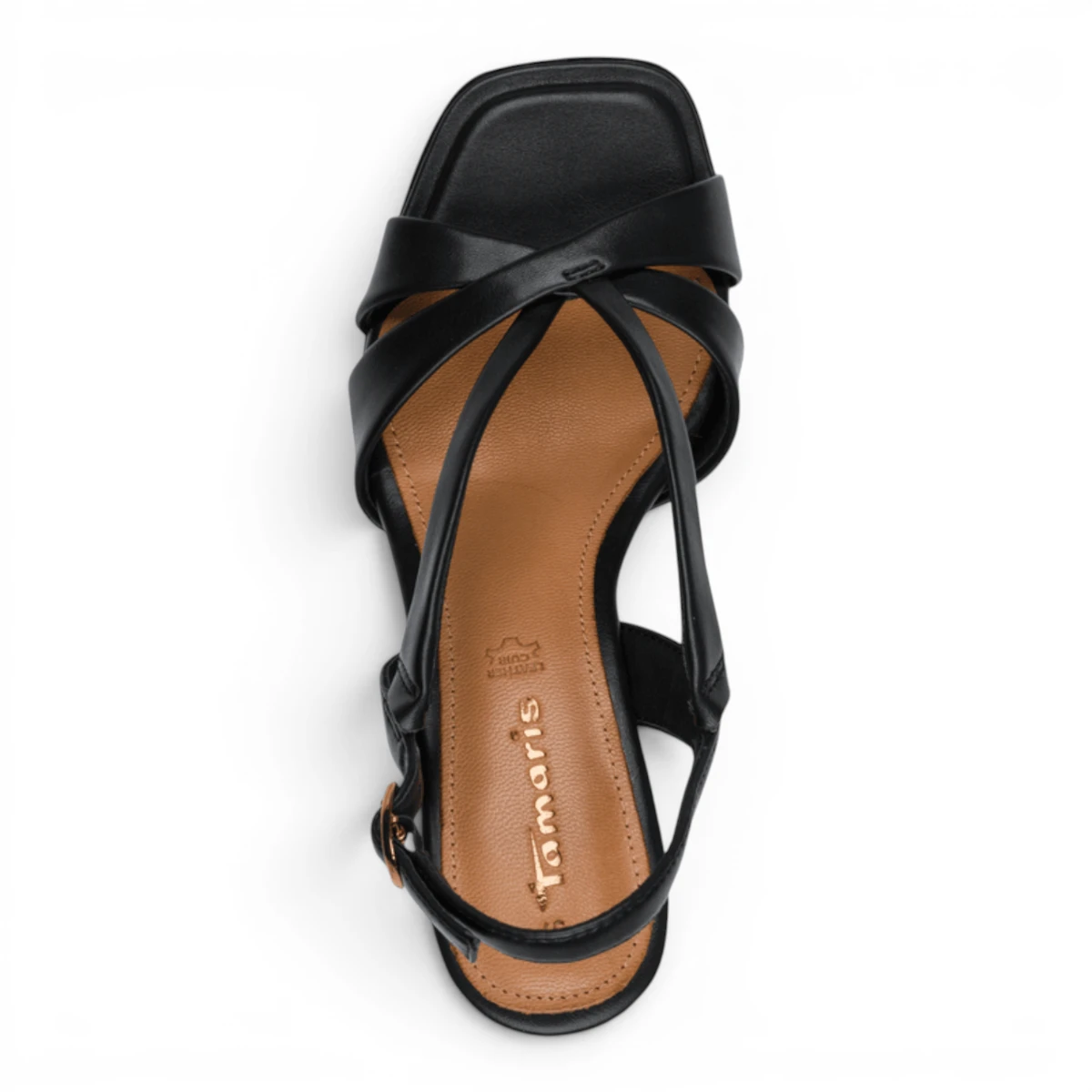 28339-46-020 Tamaris ženska sandala BLACK MATT