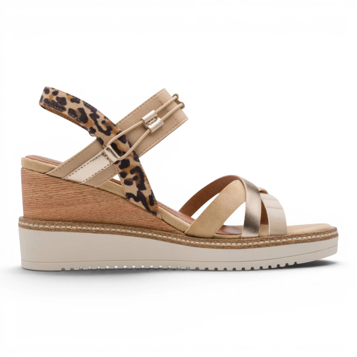 28357-44-445 Tamaris ženska sandala TAN COMB