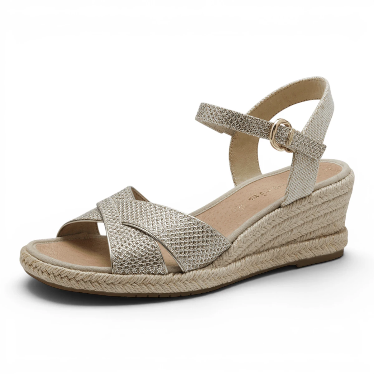 28367-42-967  Tamaris ženska sandala LT.GOLD GLAM
