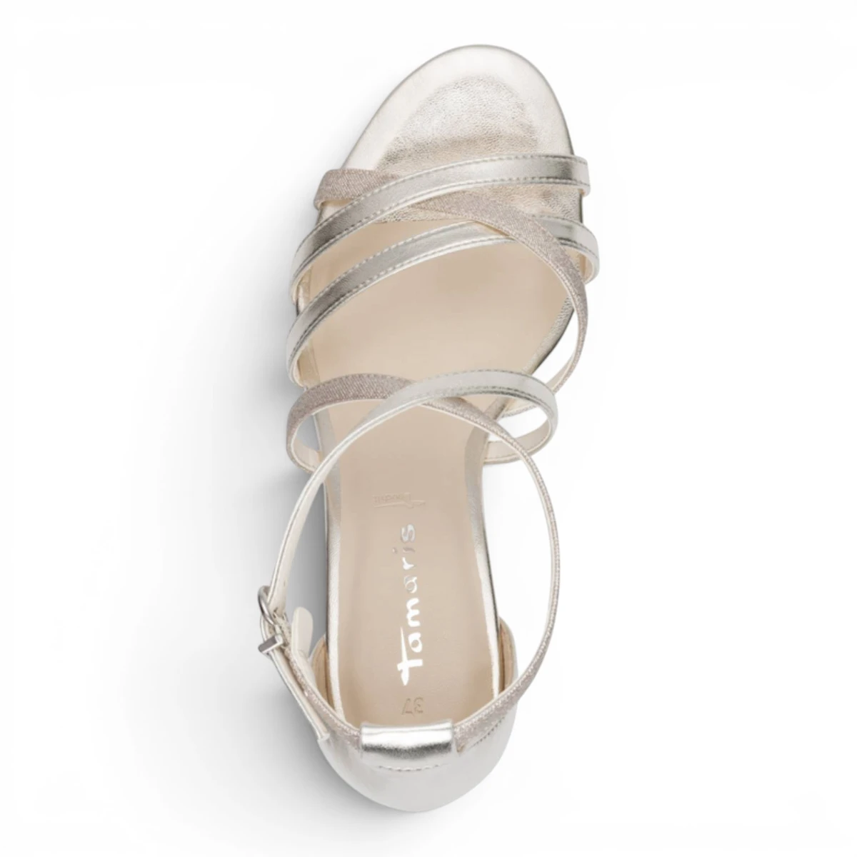 28382-42-957 Tamaris ženska sandala PLATINUM
