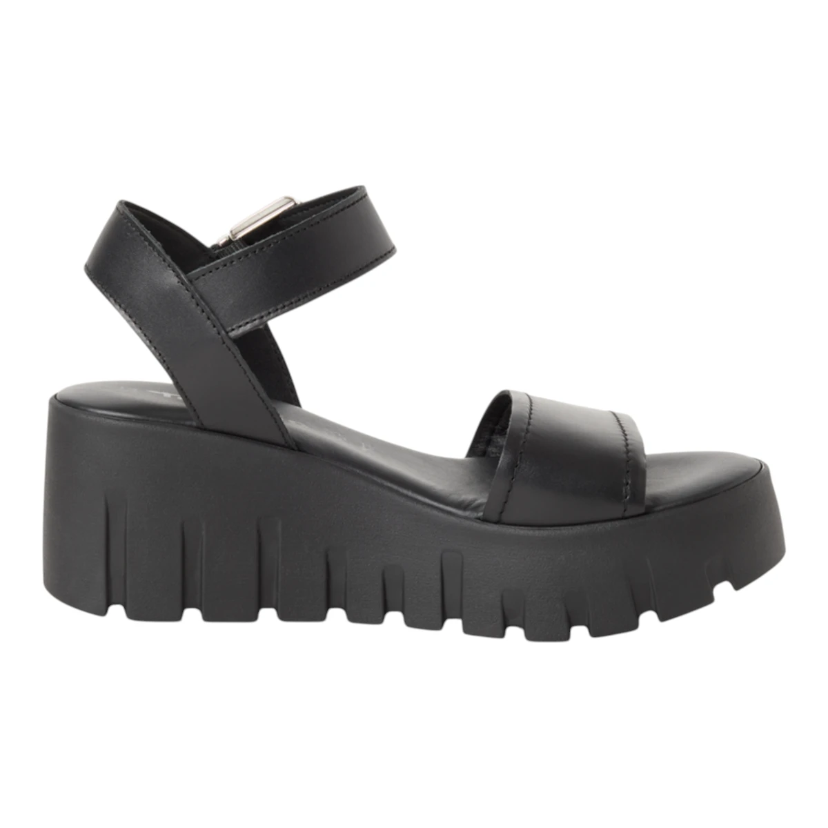 28712-42-003  Tamaris ženska sandala BLACK LEATHER