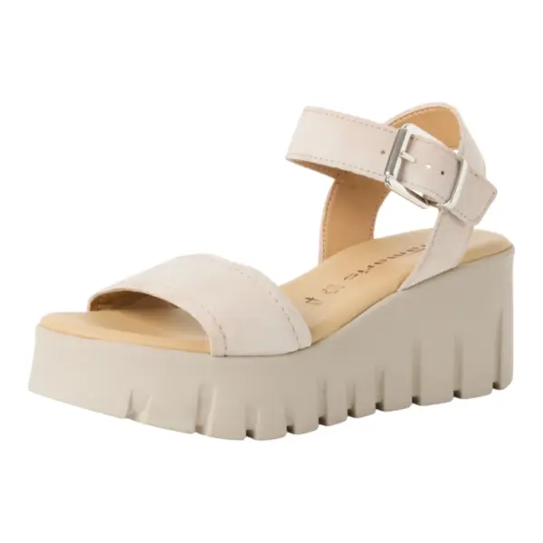 Ženske kožne sandale Tamaris TAUPE SUEDE