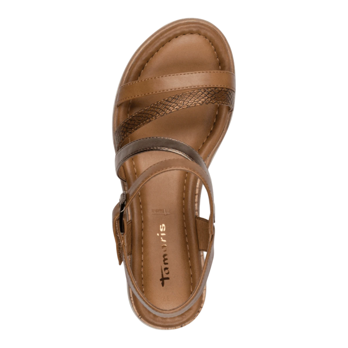 28713-46-305 Tamaris ženska sandala COGNAC
