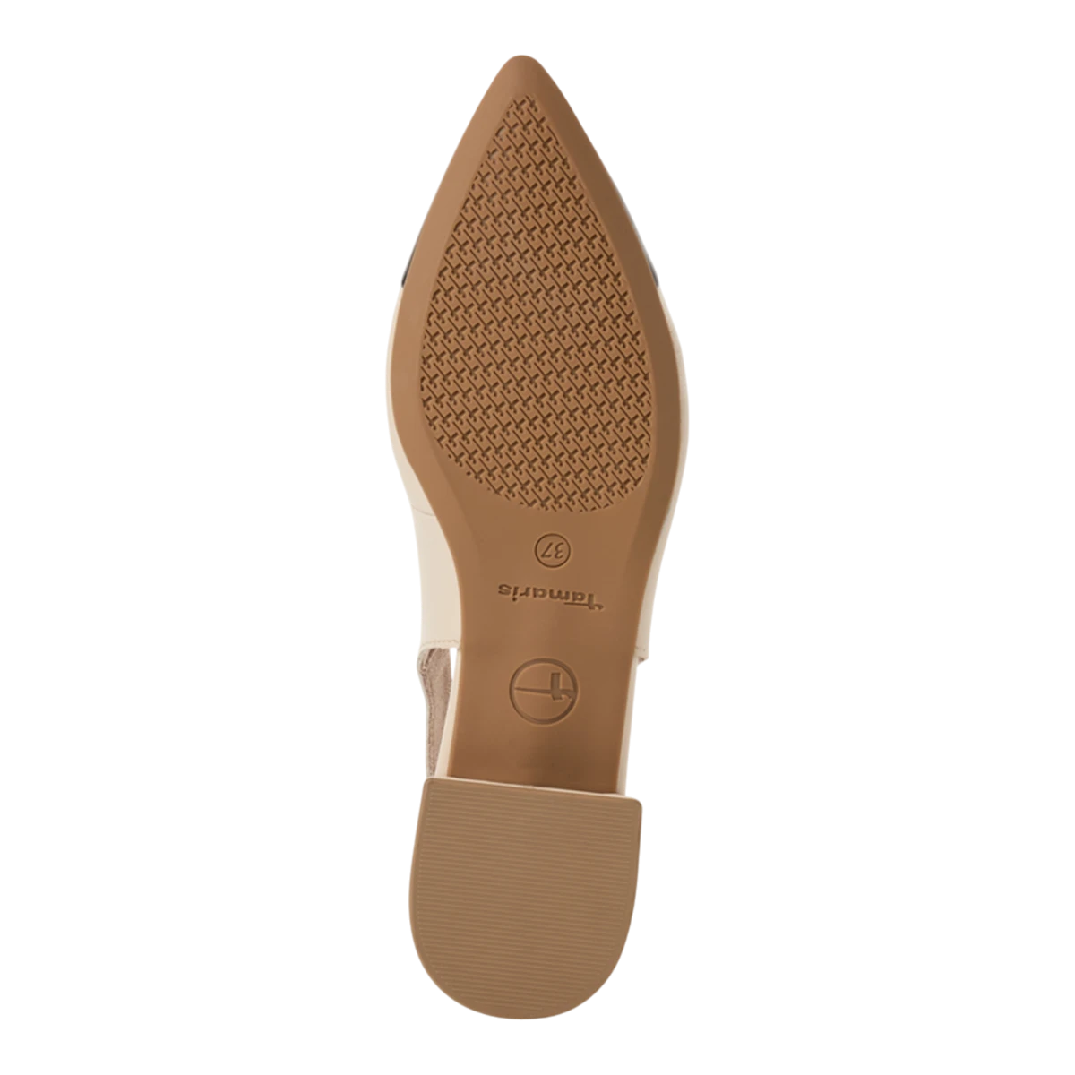 29400-44-415 Tamaris ženska cipela na otvorenu petu IVORY LEA.COMB
