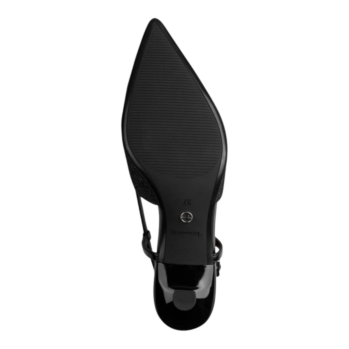 29512-46-043 Tamaris ženska cipela na otvorenu petu BLACK GLAM