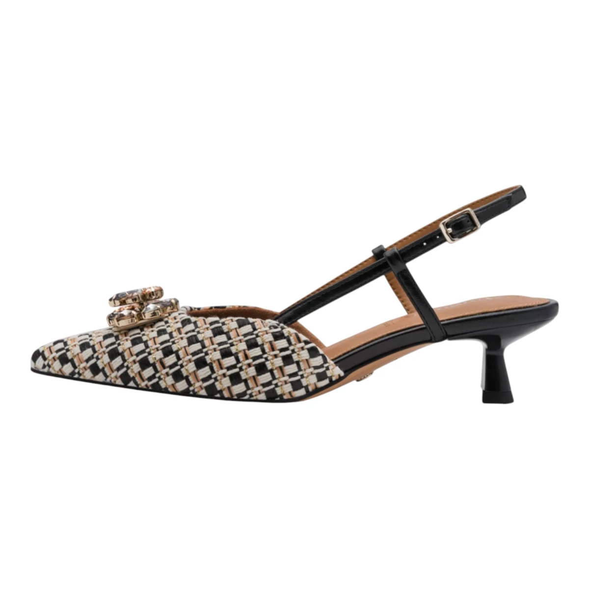 29512-46-098 Tamaris ženska cipela na otvorenu petu BLACK COMB