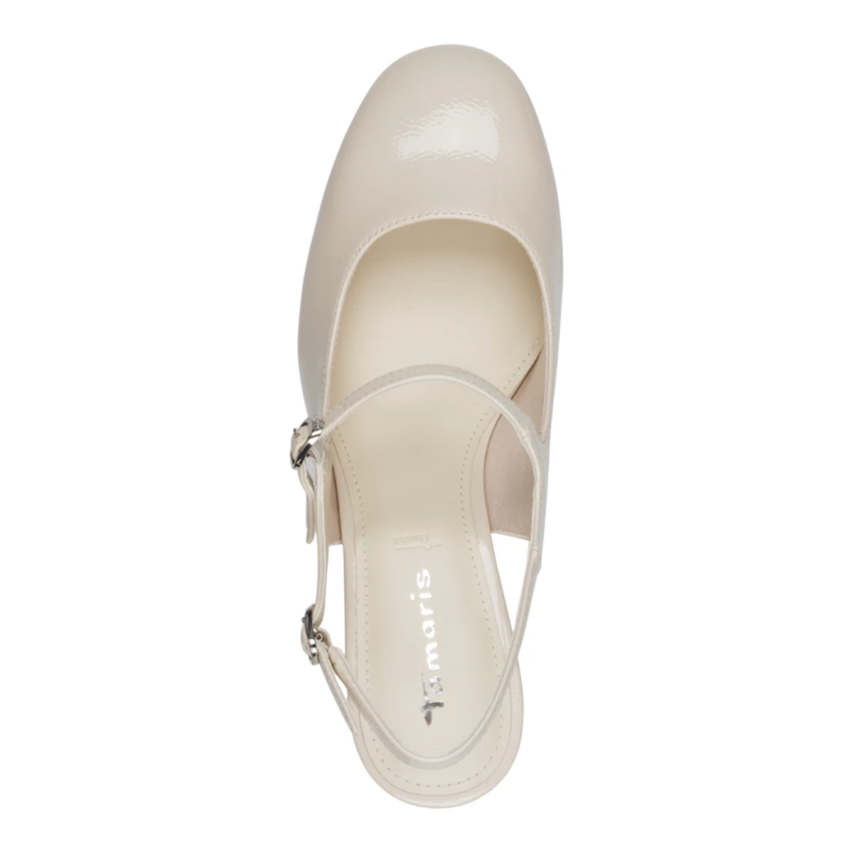 29601-46-432 Tamaris ženska cipela na otvorenu petu IVORY PATENT