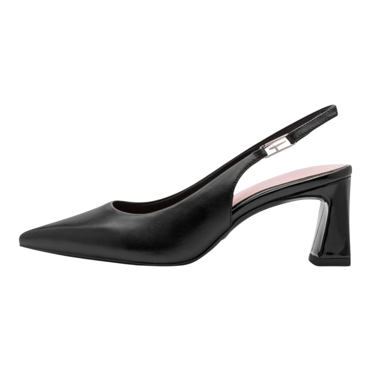 29624-46-003 Tamaris ženska cipela na otvorenu petu BLACK LEATHER