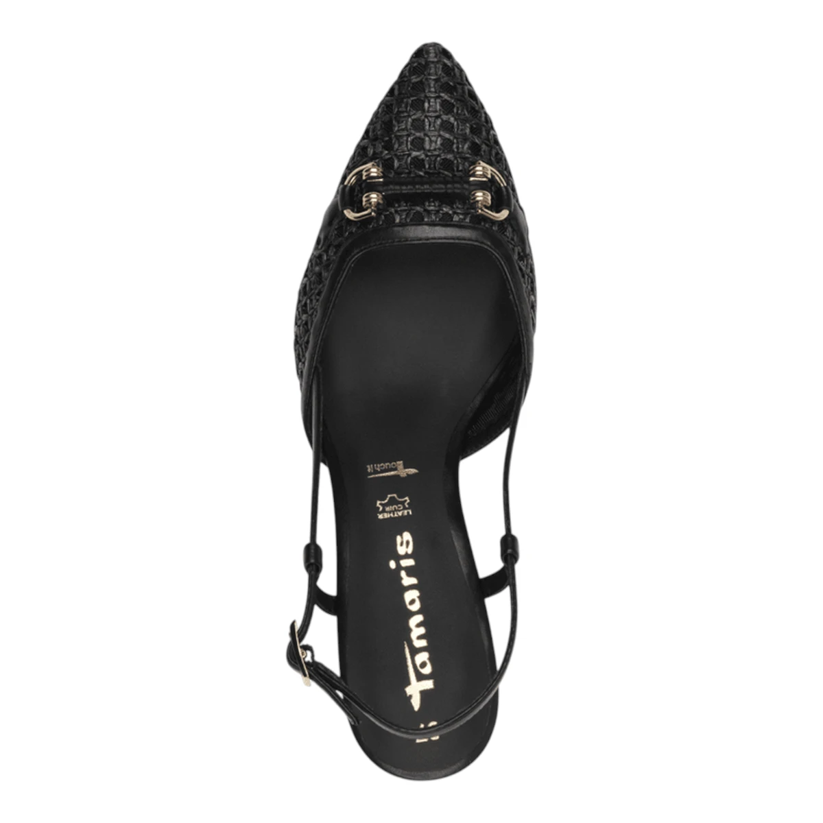 29634-44-001 Tamaris ženska cipela na otvorenu petu BLACK
