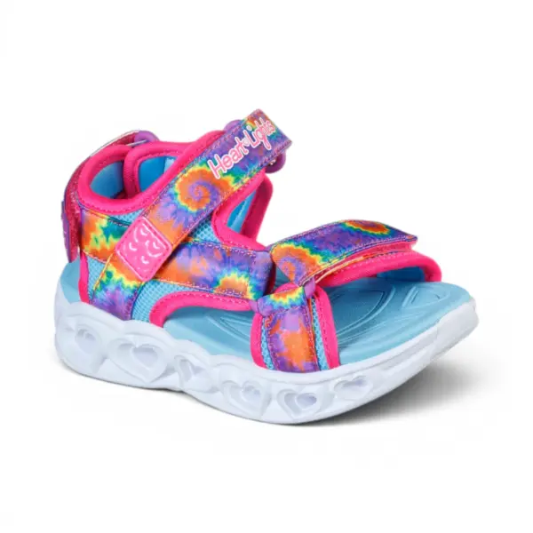 Heart Lights Sandals Color Gr svjetleće sandale ružičaste – Skechers