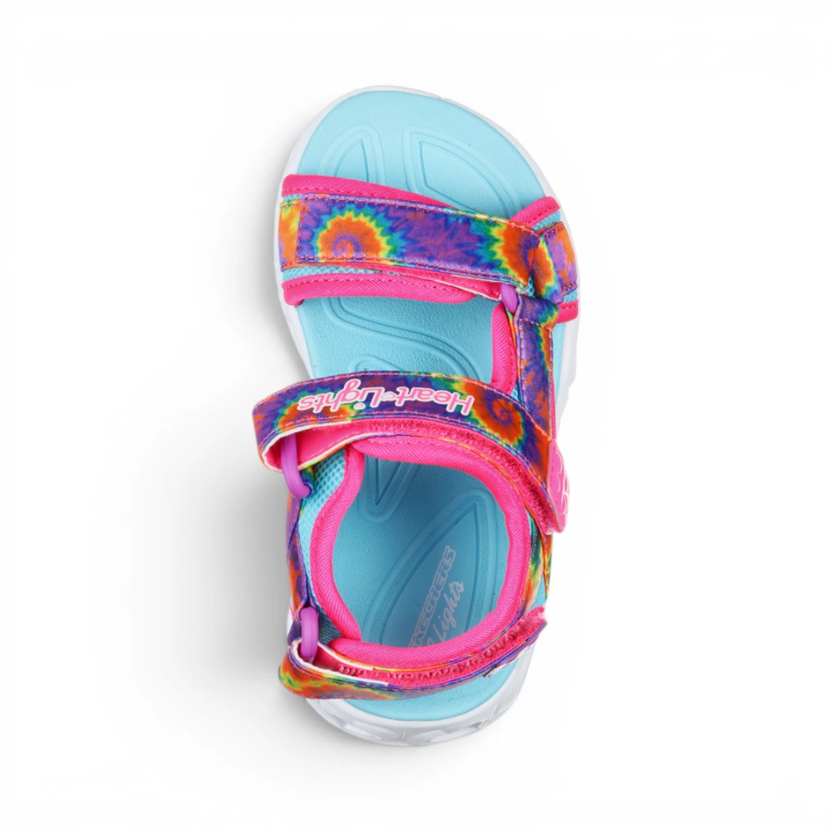302160N-HPMT Heart Lights Sandals Color Gr svjetleće sandale ružičaste – Skechers