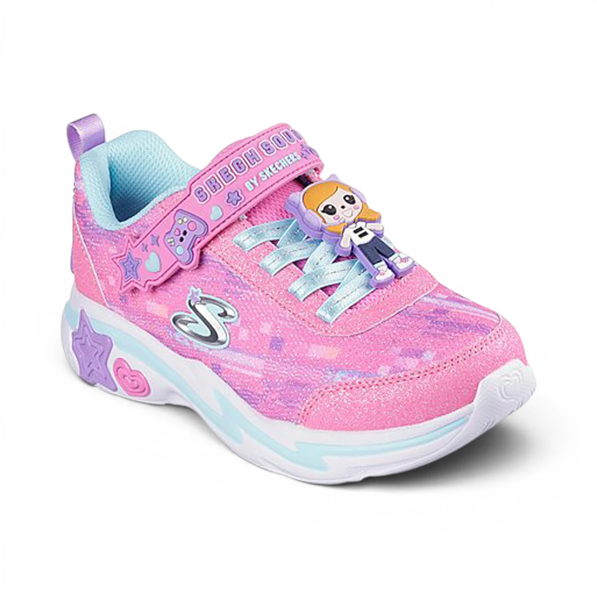 302214L-PKMT Snuggle Sneaks Skech Squad dječje tenisice ružičaste – Skechers