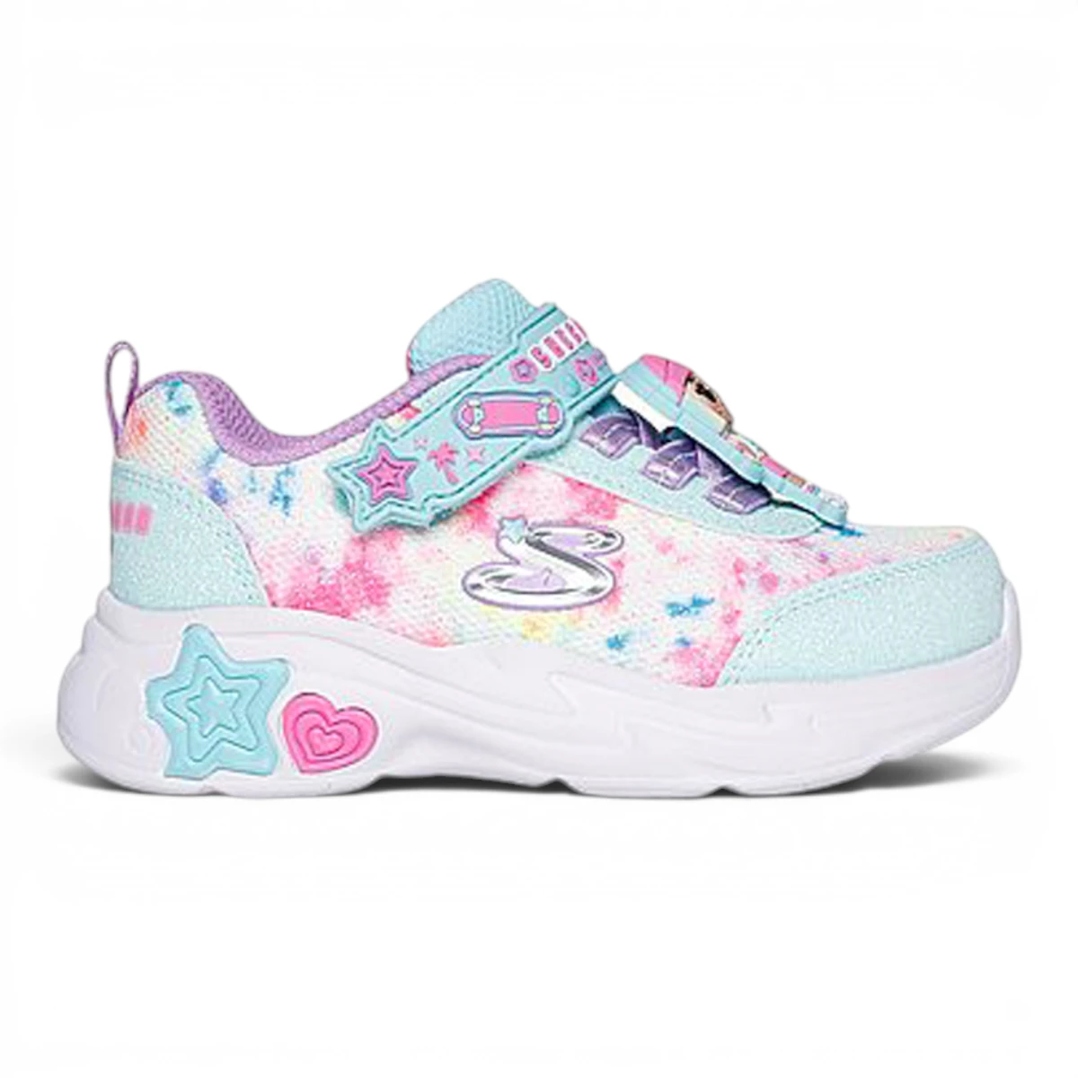 302214N-MTMT Snuggle Sneaks Skech Squad svjetleće tenisice višebojne – Skechers
