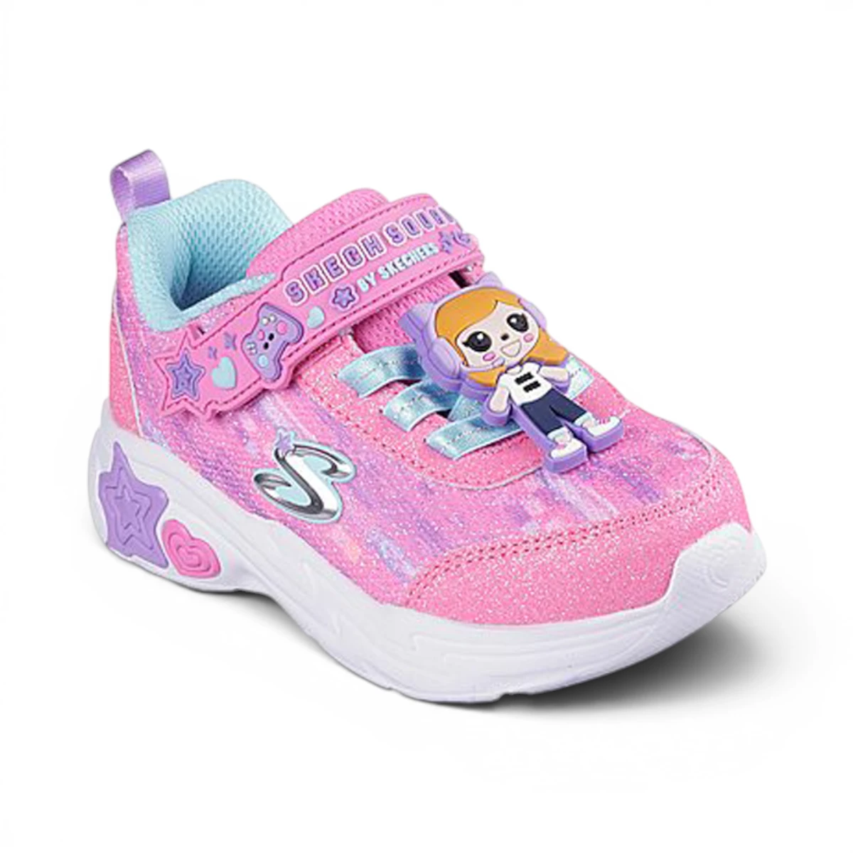 302214N-PKMT Snuggle Sneaks Skech Squad tenisice za djevojčice ružičaste – Skechers