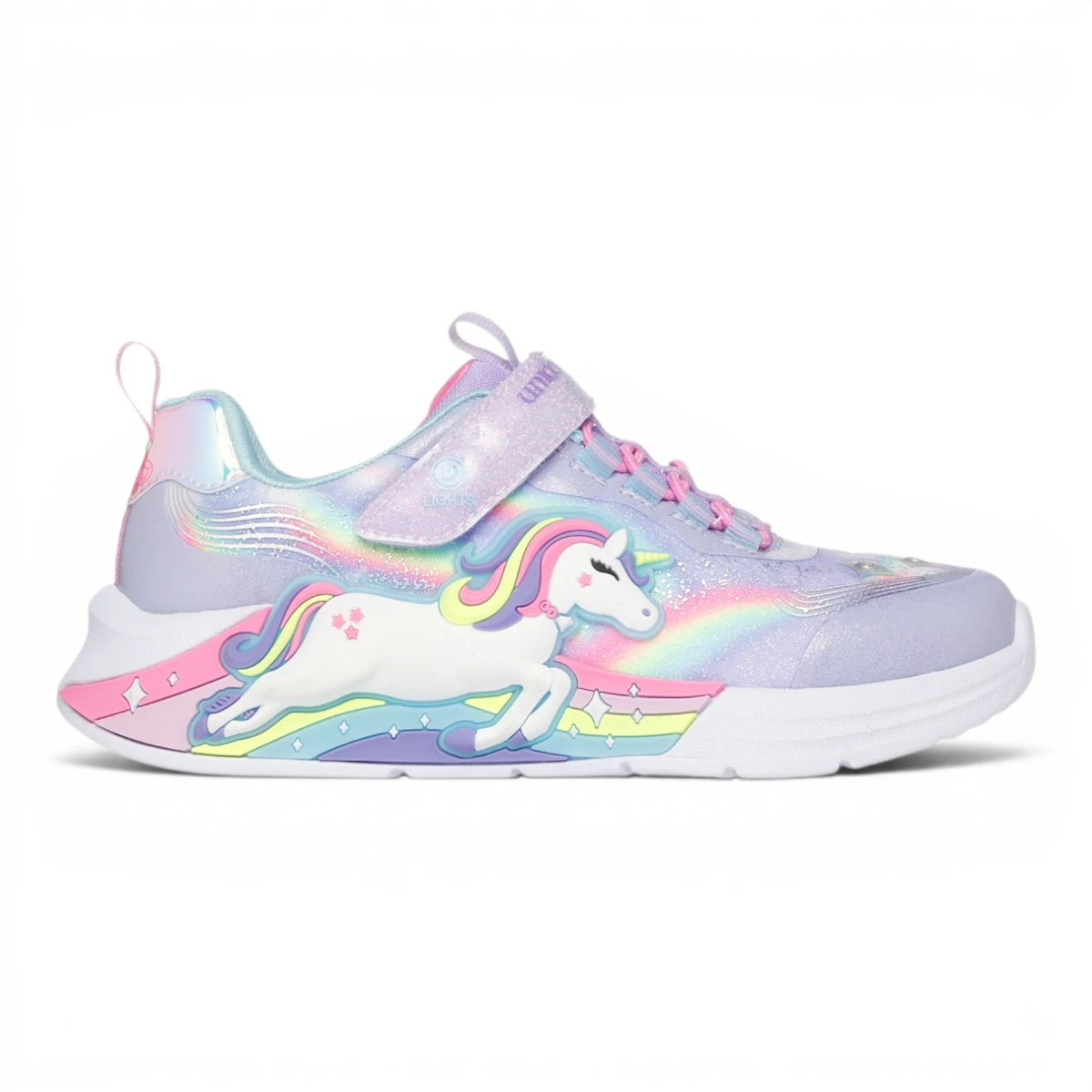 302298L-LVMT Unicorn Chaser LVMT dječje tenisice ružičasto-ljubičaste – Skechers