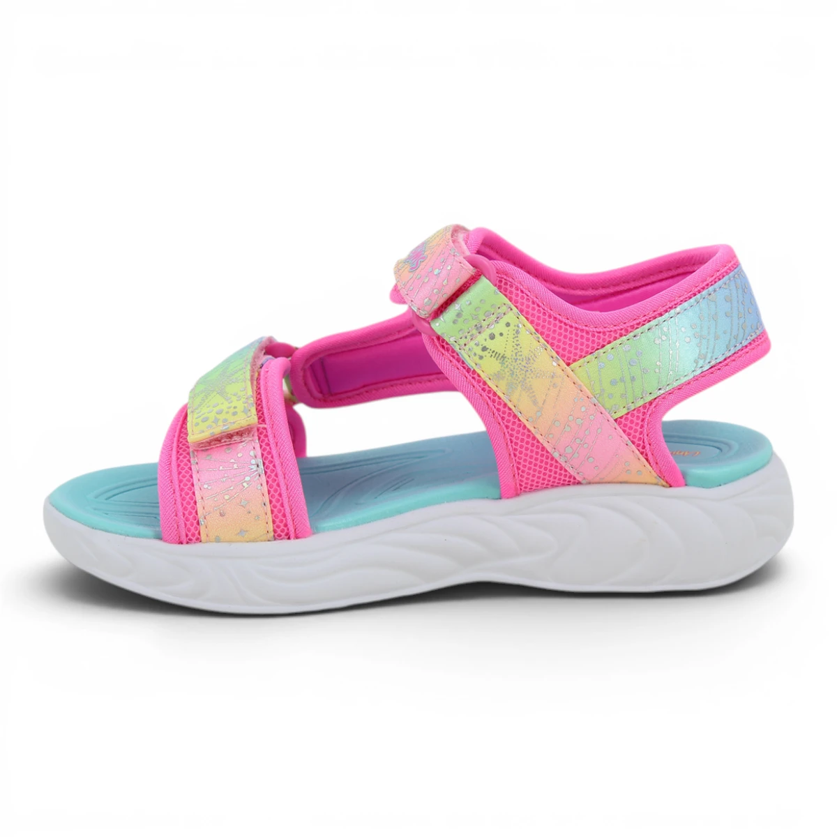 302682L-PKMT Unicorn Dreams dječje sandale s motivom jednoroga ružičaste – Skechers