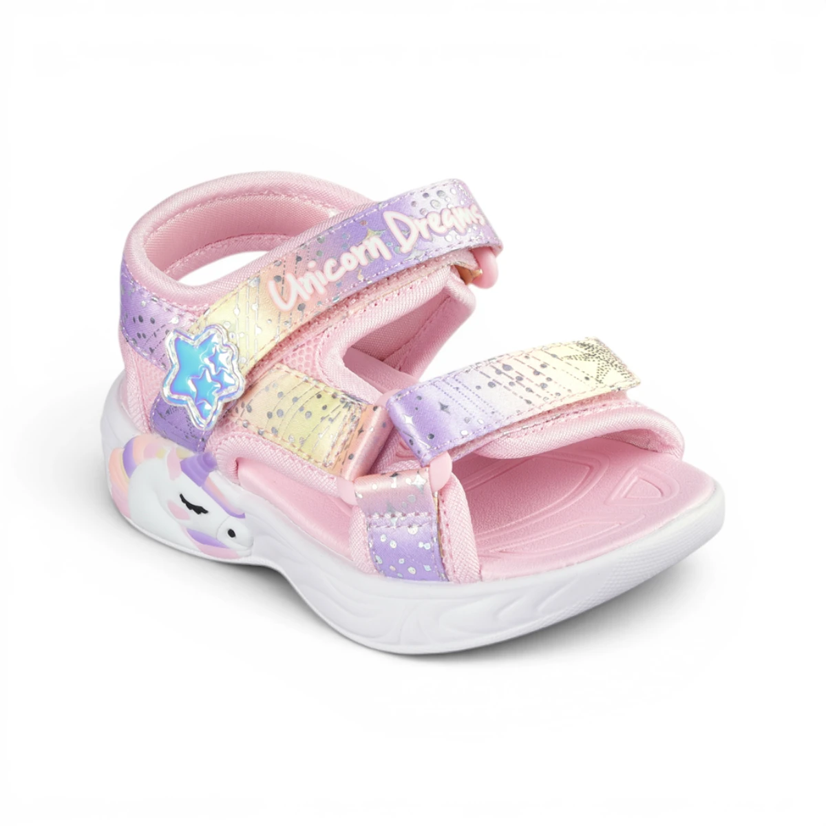 302682N-LPMT Unicorn Dreams Sandal Majes dječje sandale roze – Skechers