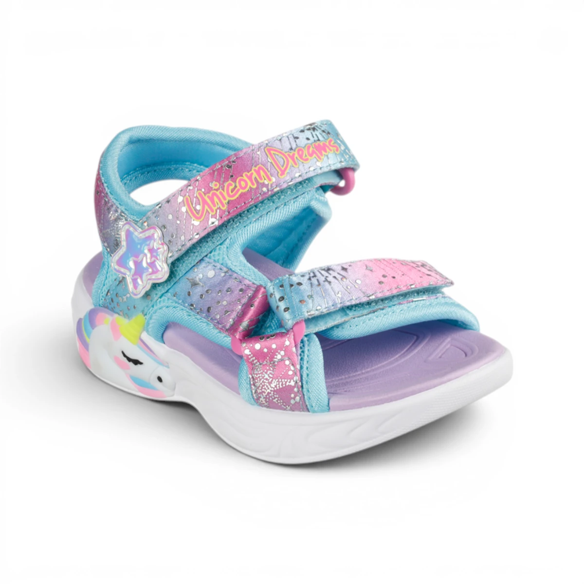 302682N-PRMT Unicorn Dreams dječje sandale s motivom jednoroga multicolor – Skechers