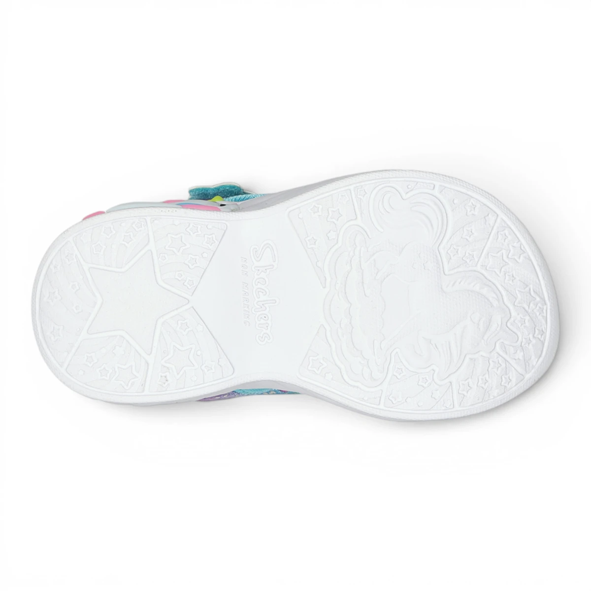 302682N-PRMT Unicorn Dreams dječje sandale s motivom jednoroga multicolor – Skechers