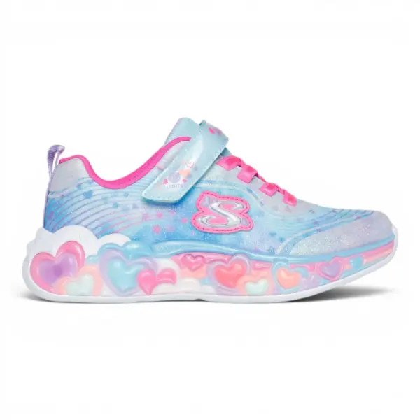 Eternal Heart Lights dječje tenisice plavo/roze – Skechers