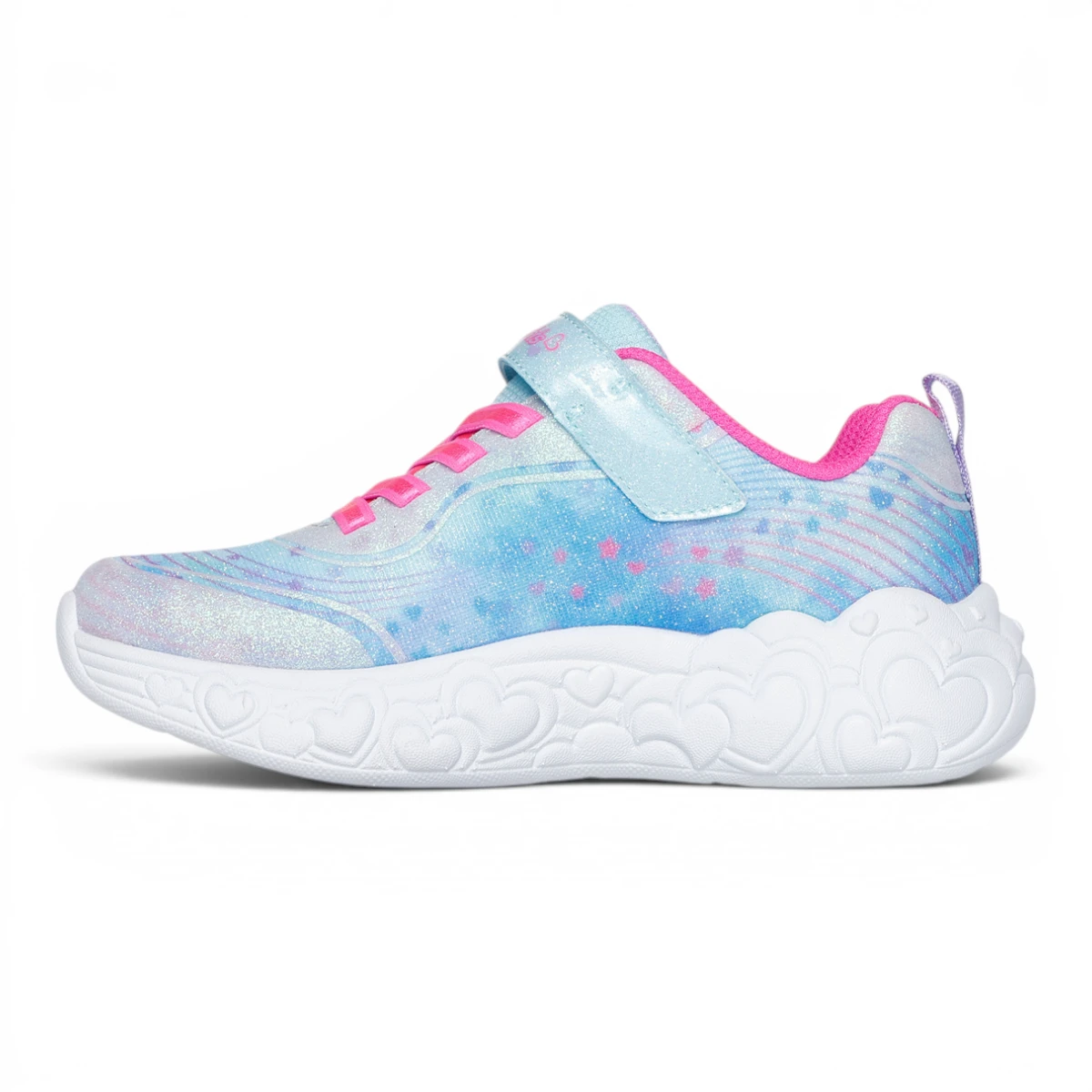 302696L-LBMT Eternal Heart Lights dječje tenisice plavo/roze – Skechers