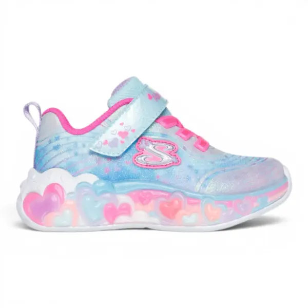 Eternal Heart Lights dječje tenisice plavo-multicolor – Skechers