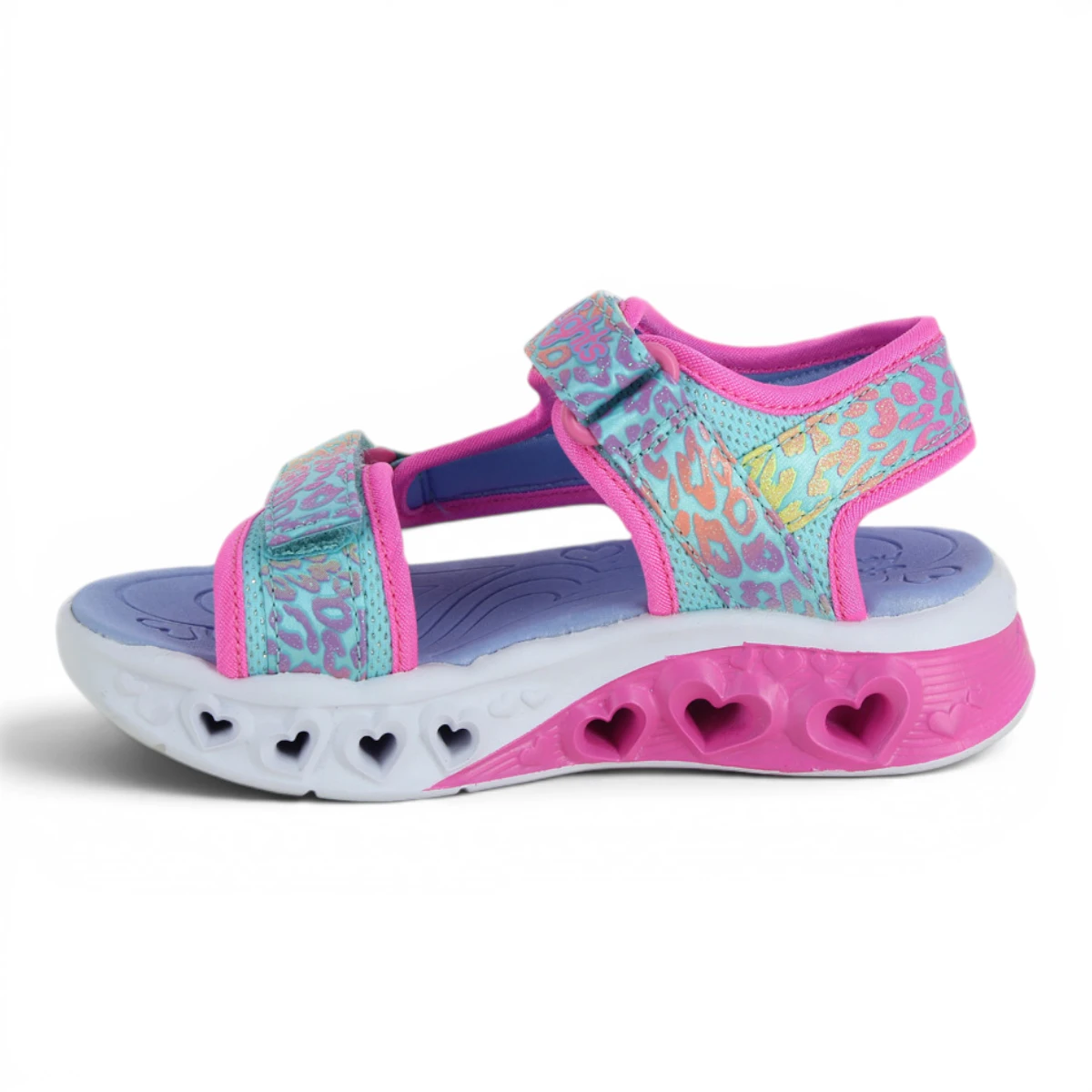 302967L-TQMT Flutter Hearts Sandals dječje sandale s motivom srca multicolor – Skechers