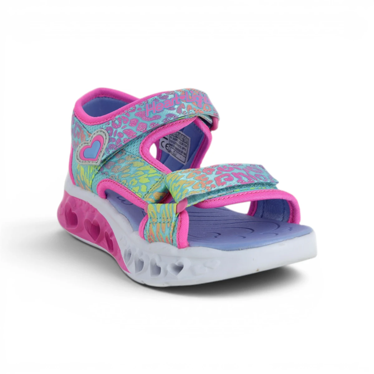 302967L-TQMT Flutter Hearts Sandals dječje sandale s motivom srca multicolor – Skechers