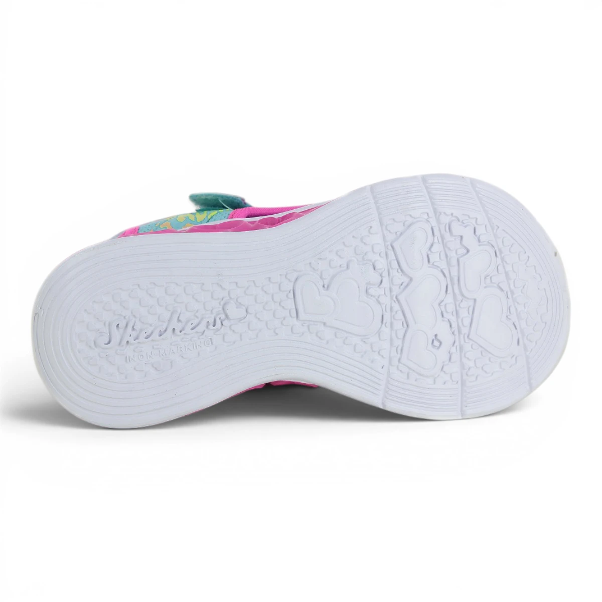 302967L-TQMT Flutter Hearts Sandals dječje sandale s motivom srca multicolor – Skechers