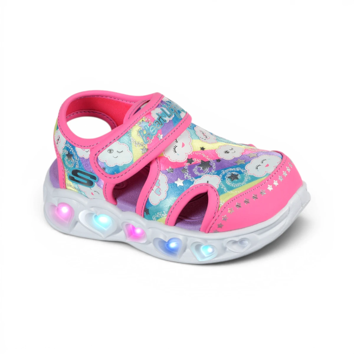302977N-HPMT Heart Lights Sandals Cutie dječje sandale ružičaste – Skechers